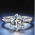 New arrived white gold Moissanite Engagement diamond Ring
